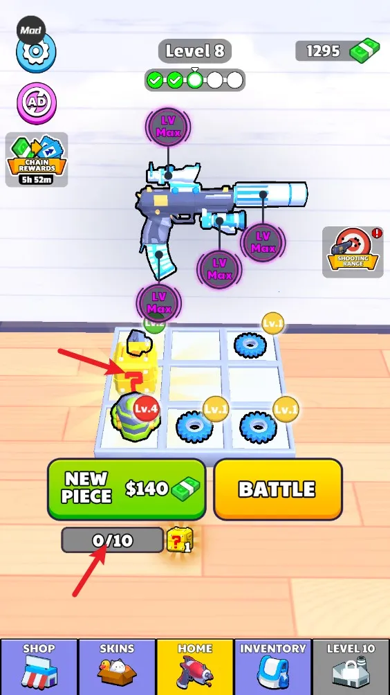 枪械闯关大师破解版内置菜单