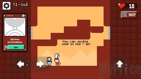 憋不住了(像素小人闯关游戏)