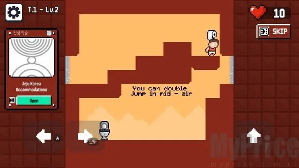 憋不住了(像素小人闯关游戏)